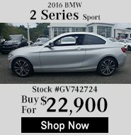 2016 BMW 2-Series Sport