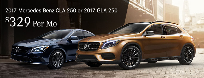 2017 Mercedes-Benz CLA 250 and GLA 250