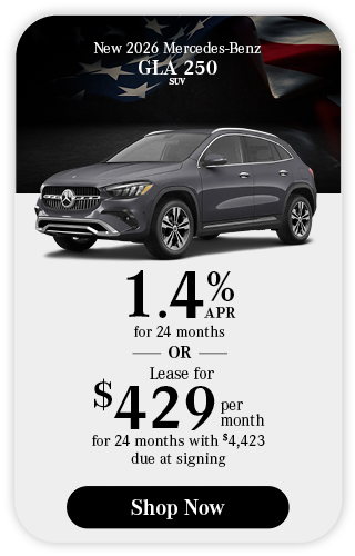 2026	Mercedes-Benz GLA 250 SUV offer
