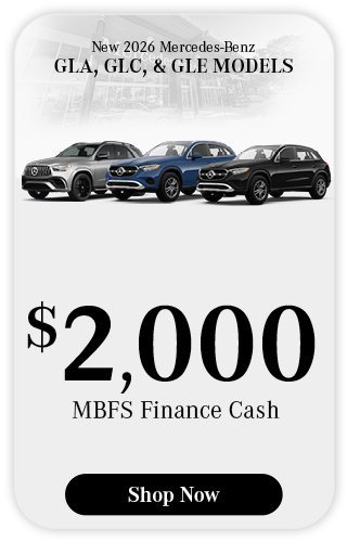 2026 Mercedes-Benz GLA, GLC, GLE offer
