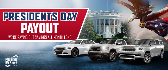Presidents Day Payout At Central Florida Chrysler Dodge Jeep RAM