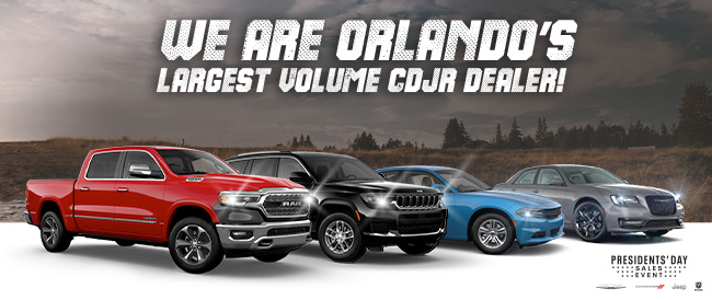 we are Orlando's largest volume cdjr dealer
