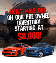 Dont miss out on our Pre-owned invenotry starting at 8k
