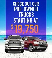 Check Out our Pre-owned Trucks starting at 24k