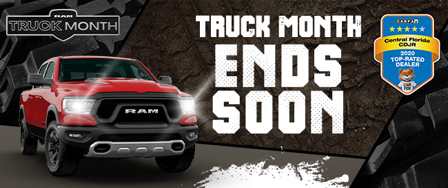truck month ends soon