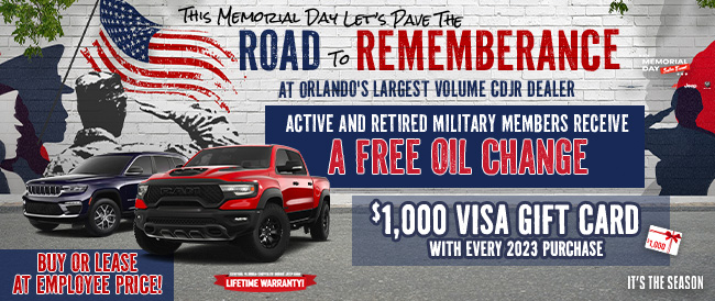 The Memorial Day lets pave the road to rememberance