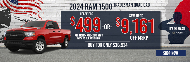 2024 RAM 1500 Tradesman Quad Cab