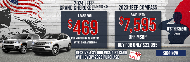 2024 Jeep Grand Cherokee and 2023 Jeep Compass