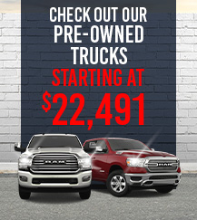 Check Out our Pre-owned Trucks starting at 22491