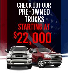 Check Out our Pre-owned Trucks starting at 22491