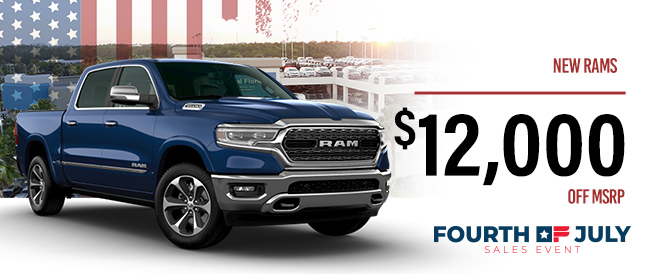 $12,000 off MSRP on New Rams