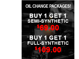 Oil change packages