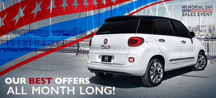 The Memorial Day Sales Event at Crown FIAT of Chattanooga