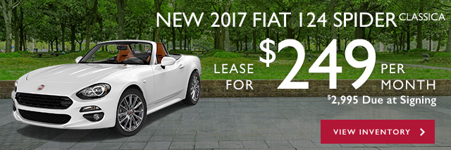 NEW 2017 FIAT 124 SPIDER CLASSICA