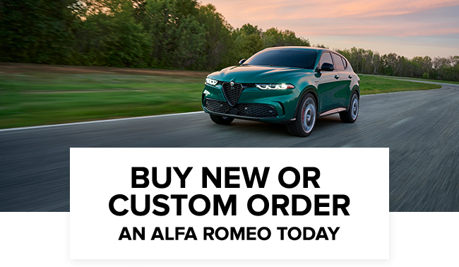 Buy new or custom order an Alfa Romeo TOday