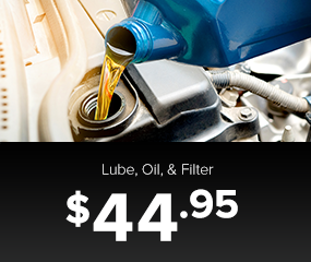 Lube, oil and filter