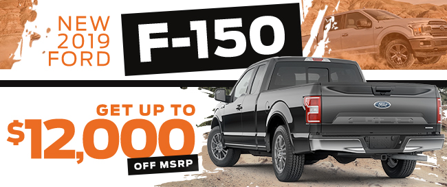 2019 Ford F-150 Get Up To $12,000 Off MSRP