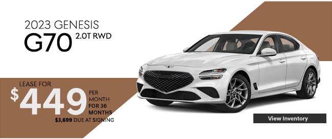 2023 Genesis G70 2.0T RWD