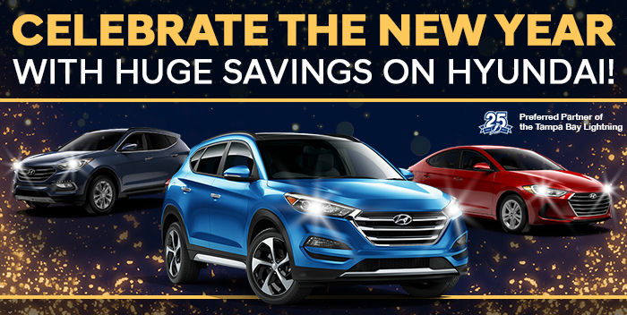 Celebrate The New Year With Huge Savings On Hyundai!