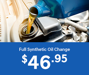 Full Synthetic Oil Change $46.95