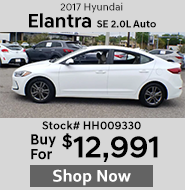 2017 Hyundai Elantra SE 2.0L Auto