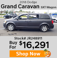 2018 Dodge Grand Caravan SXT Wagon