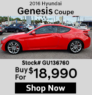 2016 Hyundai genesis coupe