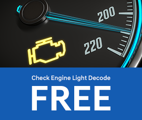 service engine soon and check engine light decode