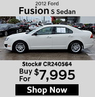 2012 Ford Fusion S Sedan