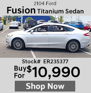 2104 Ford Fusion Titanium Sedan