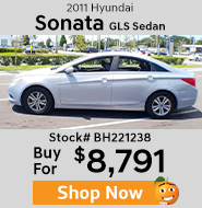2011 Hyundai Sonata GLS Sedan buy for $8,791