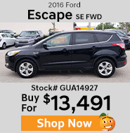 2016 Ford Escape SE WFD buy for $13,491