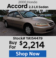 2000 Honda Accord 2.3 LX Sedan