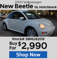 2003 Volkswagen New Beetle GL Hatchback