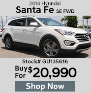 2016 Hyundai Santa Fe SE FWD