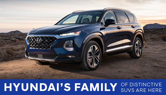 Hyundai's Family of Distinctive SUVs Are Here
