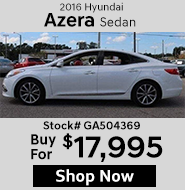 2016 Hyundai Azera Sedan
