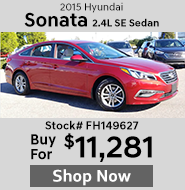 2015 Hyundai Sonata 2.4L SE Sedan
