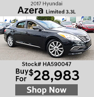 2017 Hyundai Azera Limited 3.3L