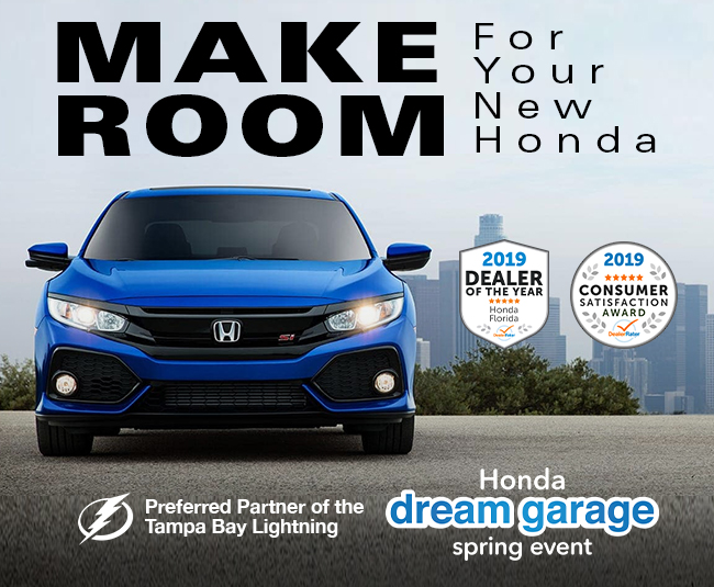Make Room For Your New Honda