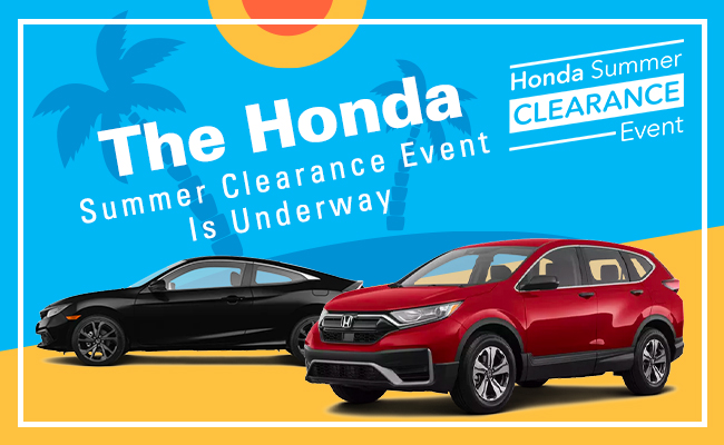 The Honda Summer Clearance Event Is Underway