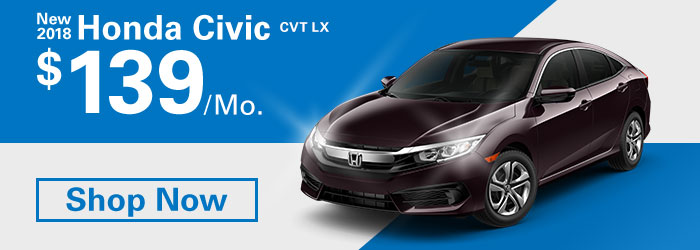 New 2018 Honda Civic CVT LX