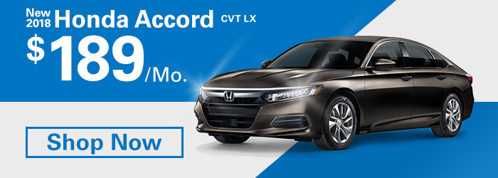New 2018 Honda Accord CVT LX