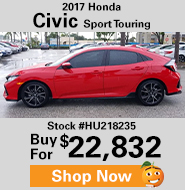 2017 Honda Civic Sport Touring buy for $22,832