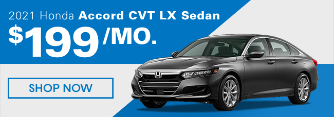 $199 a month on select Hondas offer banner