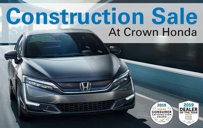 Construction Sale At Crown Honda
