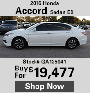 2016 Honda Accord Sedan EX