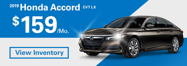 2018 Honda Accord CVT LX $159 per month