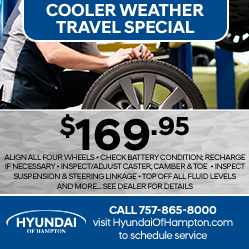 Hyundai Cooler weather travel special