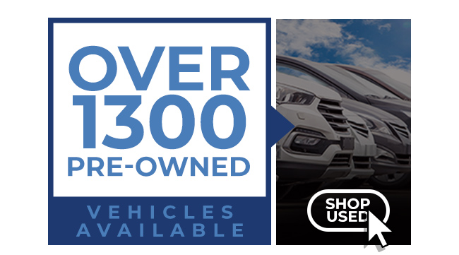 over 1300 pre-owned vehicles available - shop used